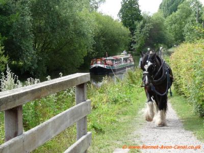 Kennet & Avon Horse Drawn Canal Boat 